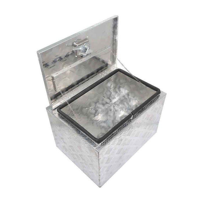 DURAFORCE Aluminum Tool Box 24" × 17" × 18" Trailer Flatbed Underbody Truck Bed Storage