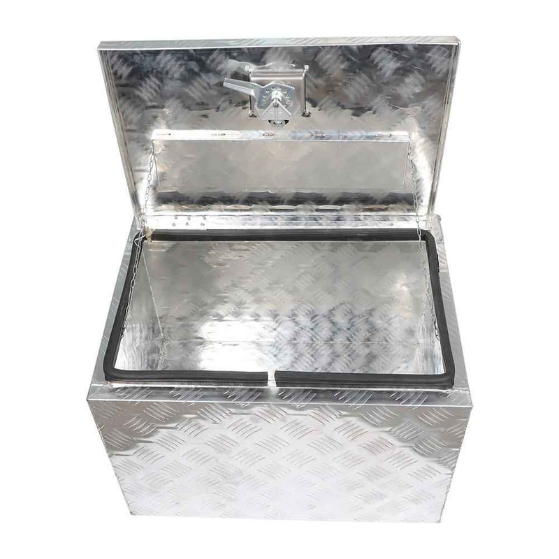 DURAFORCE Aluminum Tool Box 24" × 17" × 18" Trailer Flatbed Underbody Truck Bed Storage