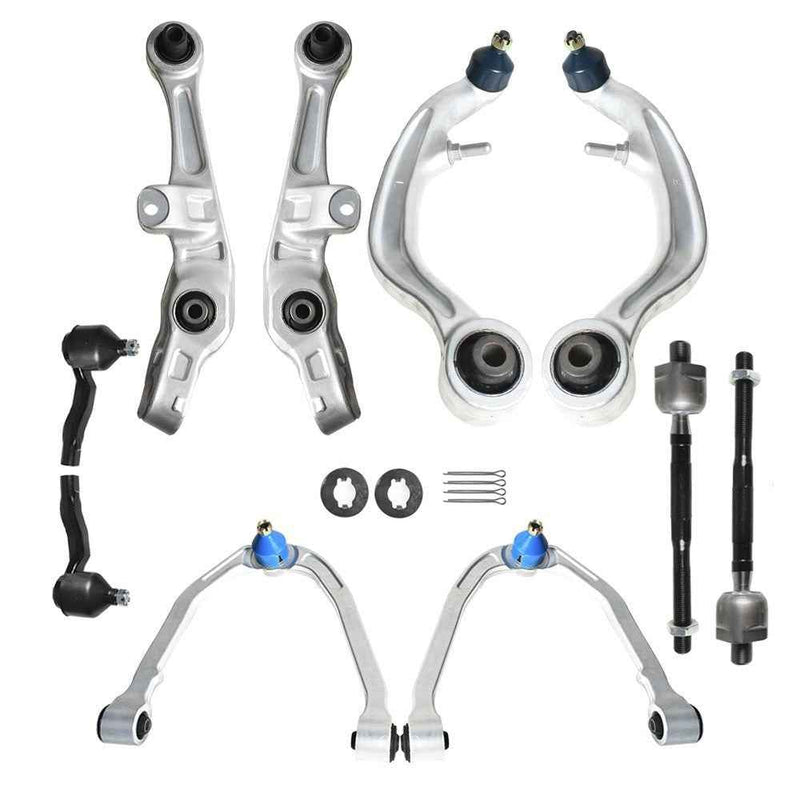 DURAFORCE For Infiniti G35 2003 2004 2005 2006 2007 10× Front Control Arms+Tierods MS30163