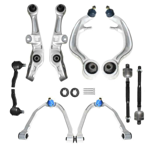 DURAFORCE For Infiniti G35 2003 2004 2005 2006 2007 10× Front Control Arms+Tierods MS30163