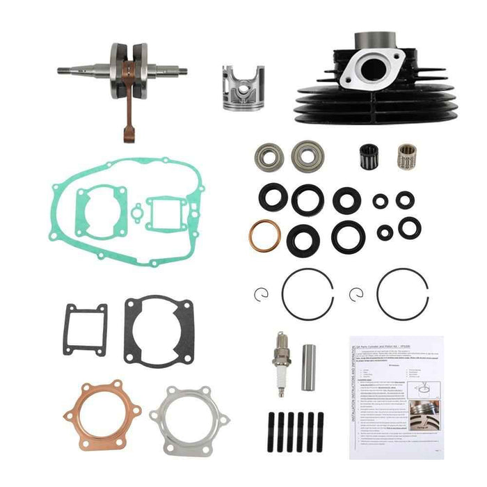 DURAFORCE 1988-2006 For Yamaha Blaster 200 Piston Cylinder Crank Motor Rebuild Gasket Kit