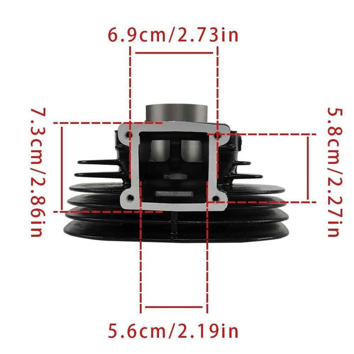 DURAFORCE 1988-2006 For Yamaha Blaster 200 Piston Cylinder Crank Motor Rebuild Gasket Kit