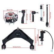 DURAFORCE For Gmc Sierra 2500 2001 2002-2004 15× Front Wheel Bearing Hub Control Arm K6535