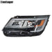 DURAFORCE Headlights For Ford Explorer 2016 2017 2018 Chrome Halogen w/LED DRL Left Side