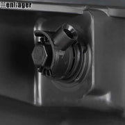 DURAFORCE Headlights For Ford Explorer 2016 2017 2018 Chrome Halogen w/LED DRL Left Side