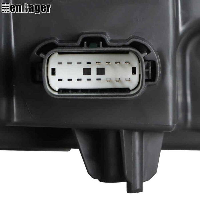 DURAFORCE Headlights For Ford Explorer 2016 2017 2018 Chrome Halogen w/LED DRL Left Side