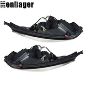 DURAFORCE Headlights Headlamps For Chevy Malibu 2013 2014 15 Left&Right W/O Bulb Halogen