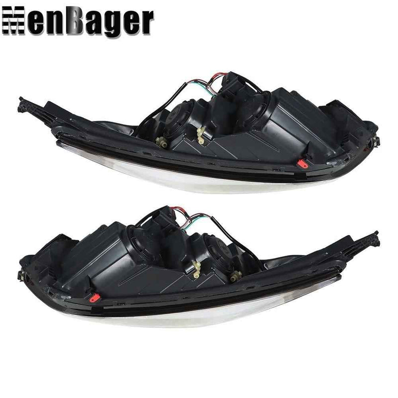 DURAFORCE Headlights Headlamps For Chevy Malibu 2013 2014 15 Left&Right W/O Bulb Halogen