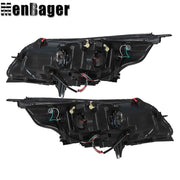 DURAFORCE Headlights Headlamps For Chevy Malibu 2013 2014 15 Left&Right W/O Bulb Halogen