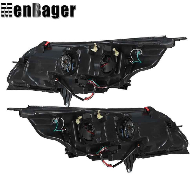 DURAFORCE Headlights Headlamps For Chevy Malibu 2013 2014 15 Left&Right W/O Bulb Halogen