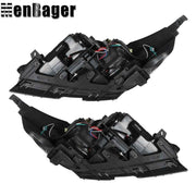 DURAFORCE Headlights Headlamps For Chevy Malibu 2013 2014 15 Left&Right W/O Bulb Halogen