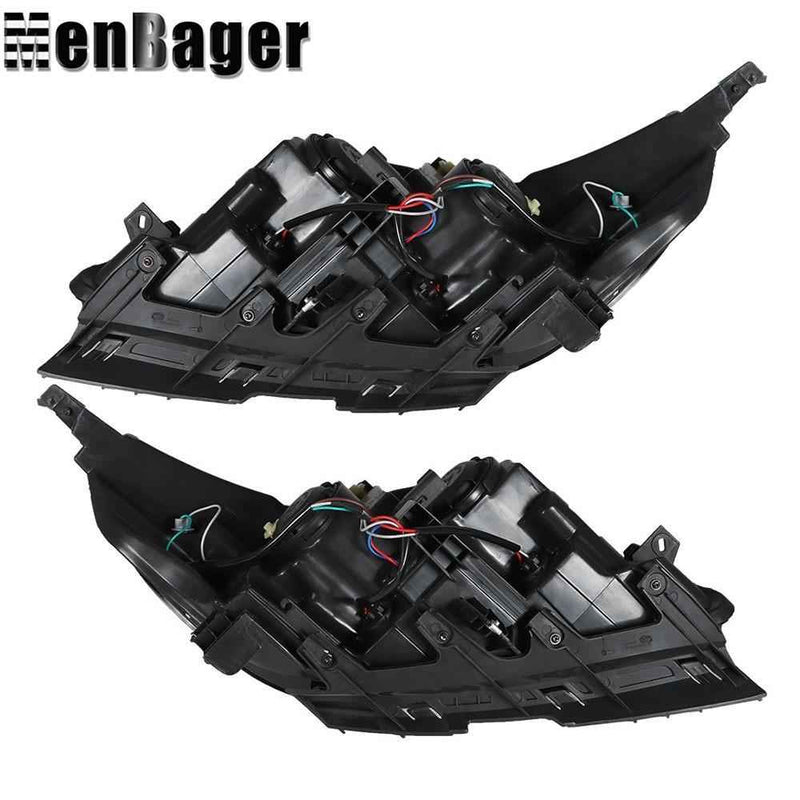 DURAFORCE Headlights Headlamps For Chevy Malibu 2013 2014 15 Left&Right W/O Bulb Halogen