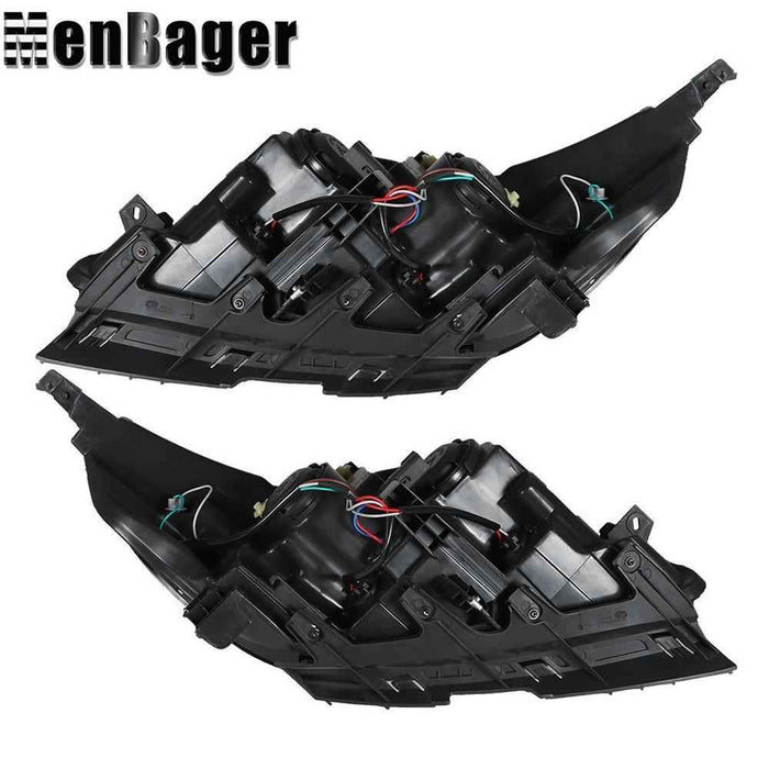 DURAFORCE Headlights Headlamps For Chevy Malibu 2013 2014 15 Left&Right W/O Bulb Halogen