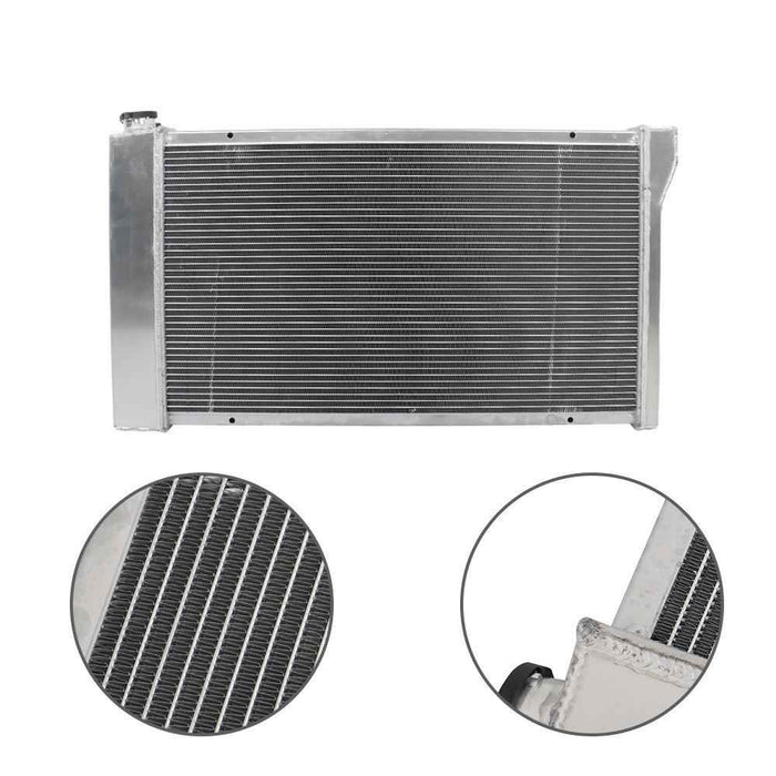 DURAFORCE For Chevy C10/20/30 Pickup Suburban 1967 1968-72 4 Row Radiator+Fan Shroud CC369