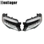 DURAFORCE Full LED Chrome Headlight Assy Pair For 2019-2021 Honda Pilot/2019-2021 Passport