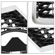 DURAFORCE Front Upper Grille W/Camera Option Chrome For INFINITI QX80 2018 2019 2020-2021
