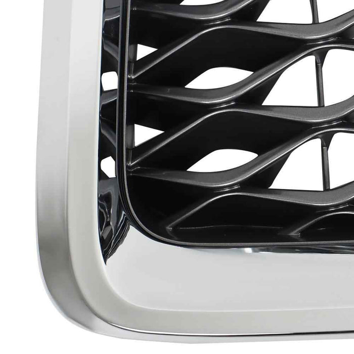 DURAFORCE Front Upper Grille W/Camera Option Chrome For INFINITI QX80 2018 2019 2020-2021