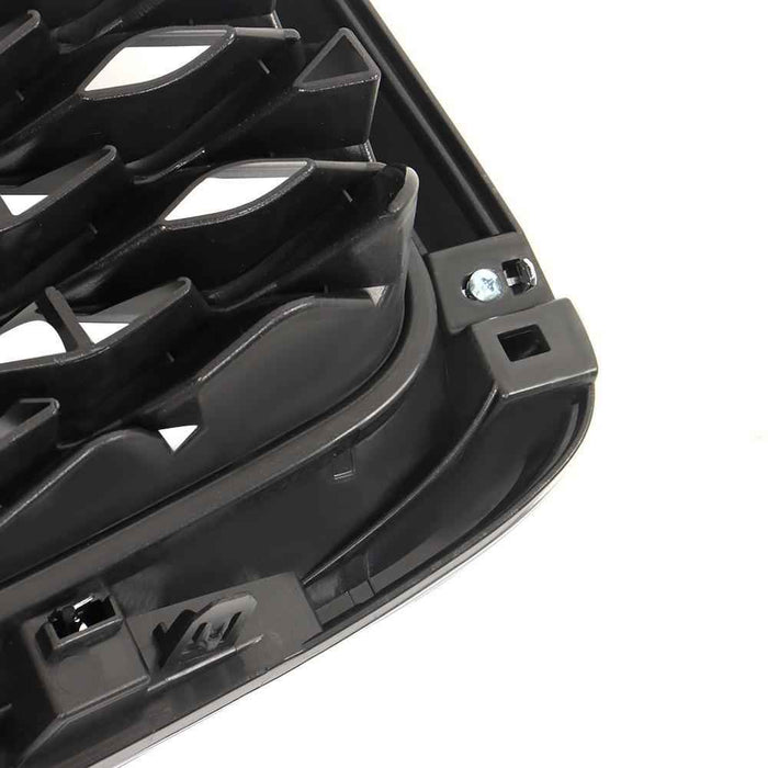 DURAFORCE Front Upper Grille W/Camera Option Chrome For INFINITI QX80 2018 2019 2020-2021