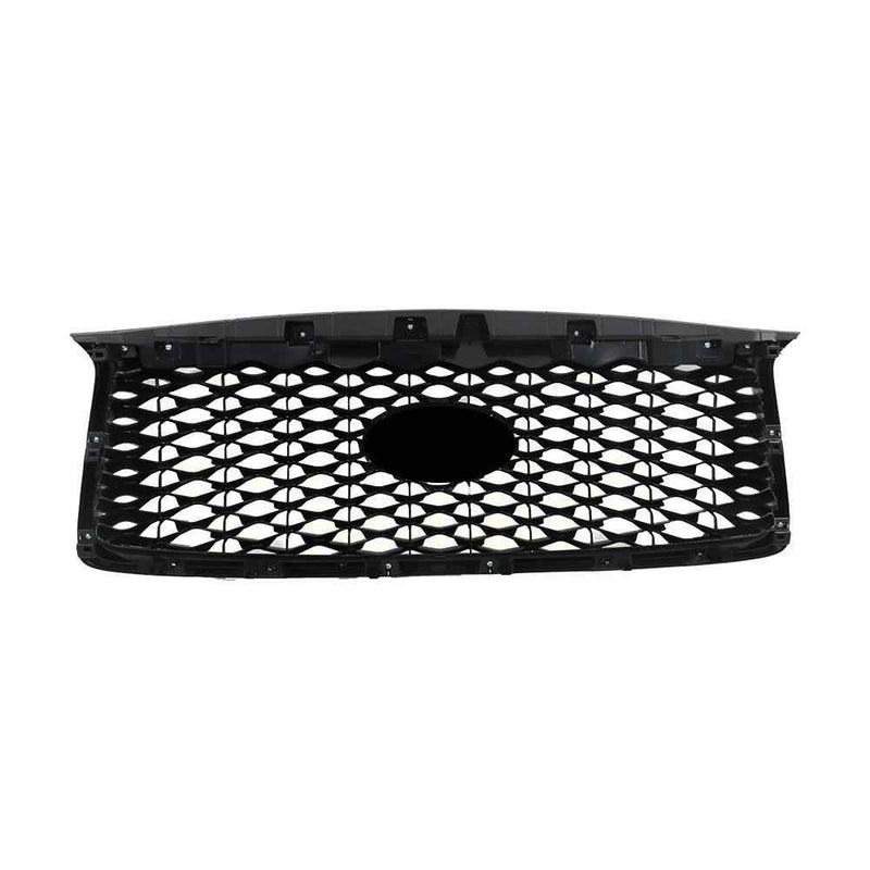 DURAFORCE Front Upper Grille W/Camera Option Chrome For INFINITI QX80 2018 2019 2020-2021
