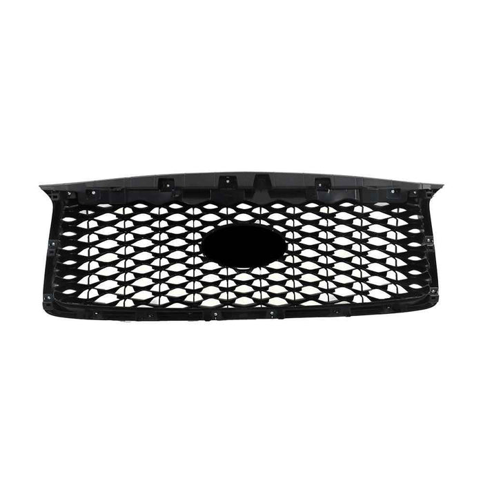 DURAFORCE Front Upper Grille W/Camera Option Chrome For INFINITI QX80 2018 2019 2020-2021