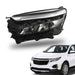 DURAFORCE Left Side For 2022-2023 Chevy Equinox LT/RS Headlight (FULL LED) Headlamp Clear