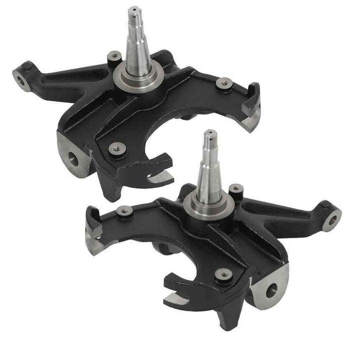 DURAFORCE Pair 2.5'' Drop Lowering Spindles w/1.25" Rotor For 1973-1986 1987 Chevy C10 2WD