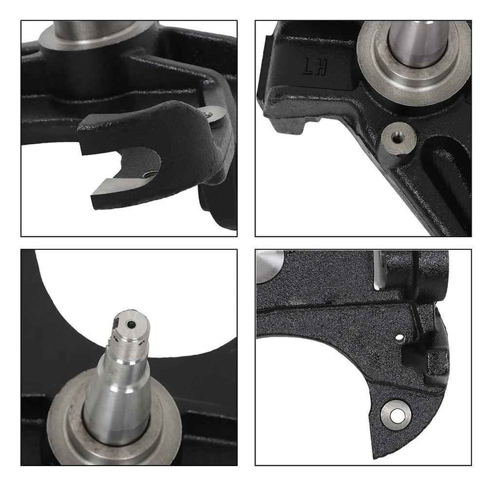 DURAFORCE Pair 2.5'' Drop Lowering Spindles w/1.25" Rotor For 1973-1986 1987 Chevy C10 2WD