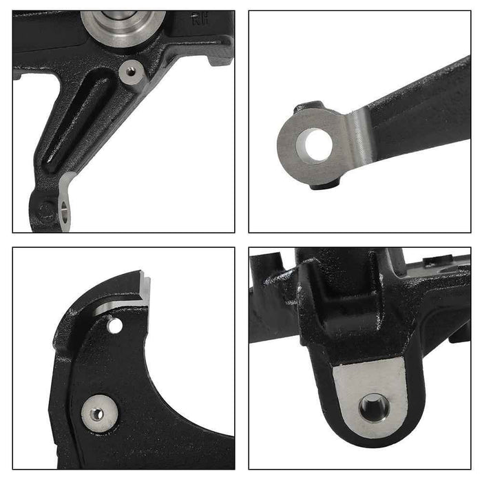 DURAFORCE Pair 2.5'' Drop Lowering Spindles w/1.25" Rotor For 1973-1986 1987 Chevy C10 2WD