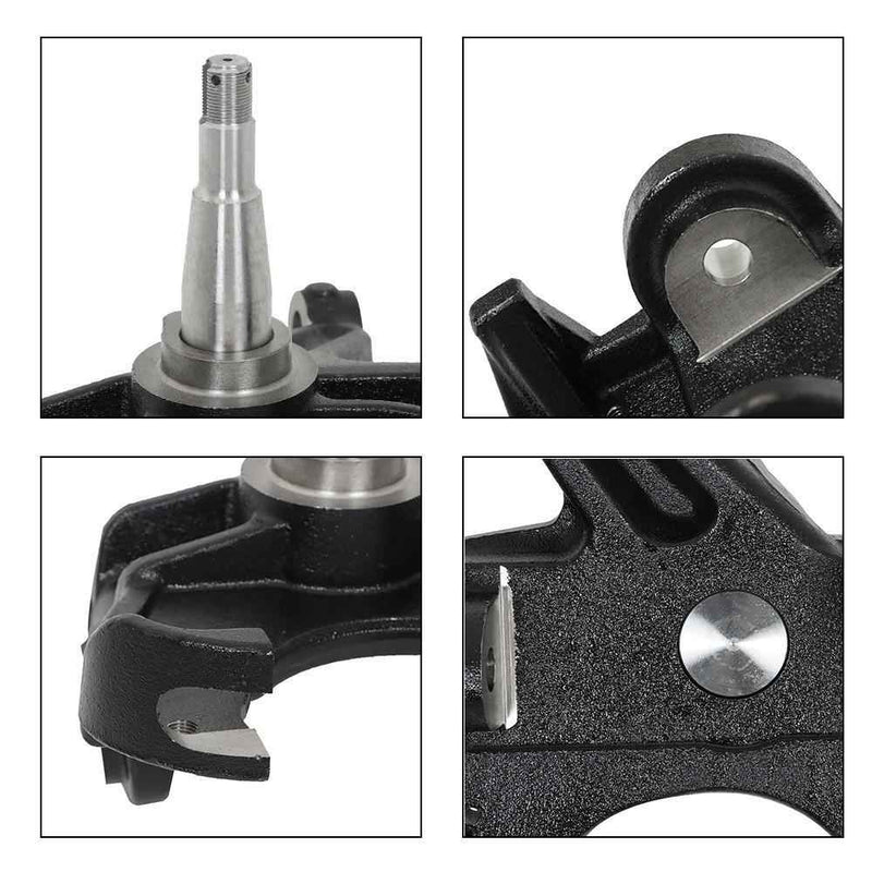 DURAFORCE Pair 2.5'' Drop Lowering Spindles w/1.25" Rotor For 1973-1986 1987 Chevy C10 2WD