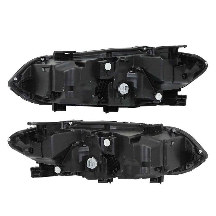 DURAFORCE Headlight Assy For 2022-2023 Honda Civic Sport/Touring Black LED Left&Right Side