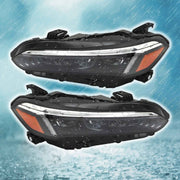 DURAFORCE Headlight Assy For 2022-2023 Honda Civic Sport/Touring Black LED Left&Right Side