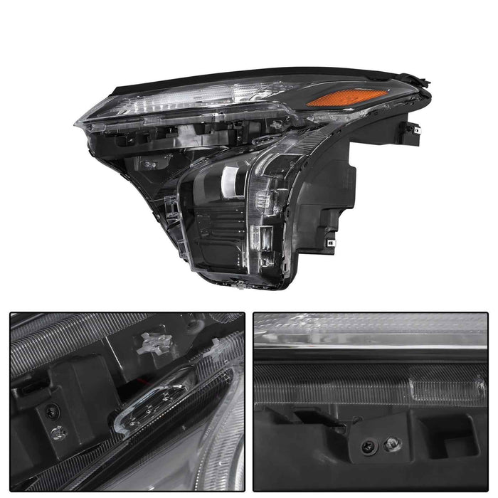 DURAFORCE Driver Side Headlight Headlamp LED For Chevy Trax LS/RS 2024-2025 W/O LED DRL