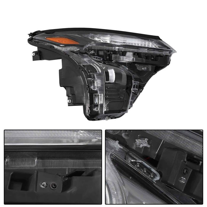 DURAFORCE Passenger Side Headlight Headlamp LED For Chevy Trax LS/RS 2024-2025 W/O LED DRL