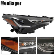 DURAFORCE Left+Right Headlights For Toyota Corolla Cross L LE 2022-2023 Black Houisng LED