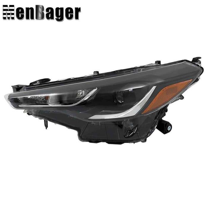 DURAFORCE Left+Right Headlights For Toyota Corolla Cross L LE 2022-2023 Black Houisng LED