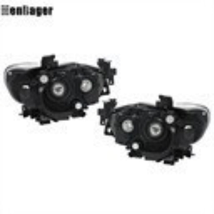 DURAFORCE Projector Headlights For 2014-2016-2017 Mazda 6 Left&Right Halogen Black Housing