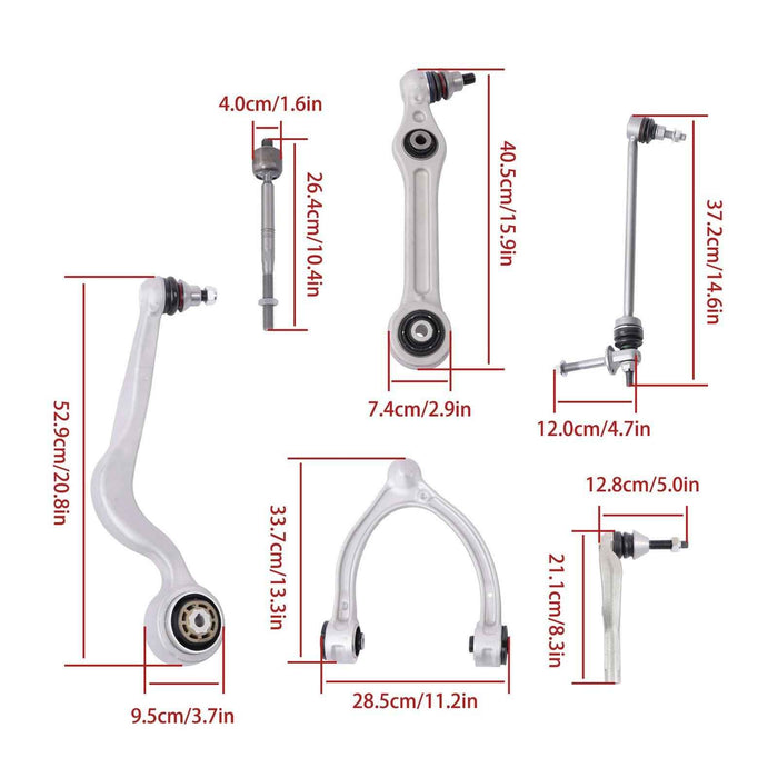 DURAFORCE 12pcs Front Control Arm kit 2533230117 For Mercedes Benz GLC300 2016 2017-2021