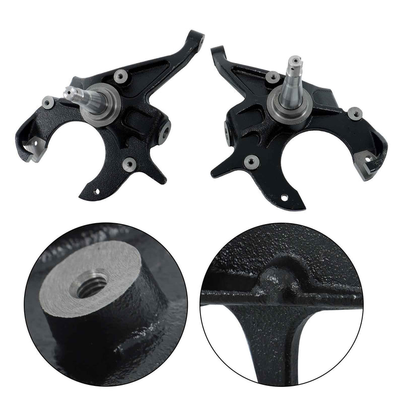 DURAFORCE Pair 2'' Drop Lowering Spindles Fit For Chevrolet S10 1982 1983 1984 1985-2004