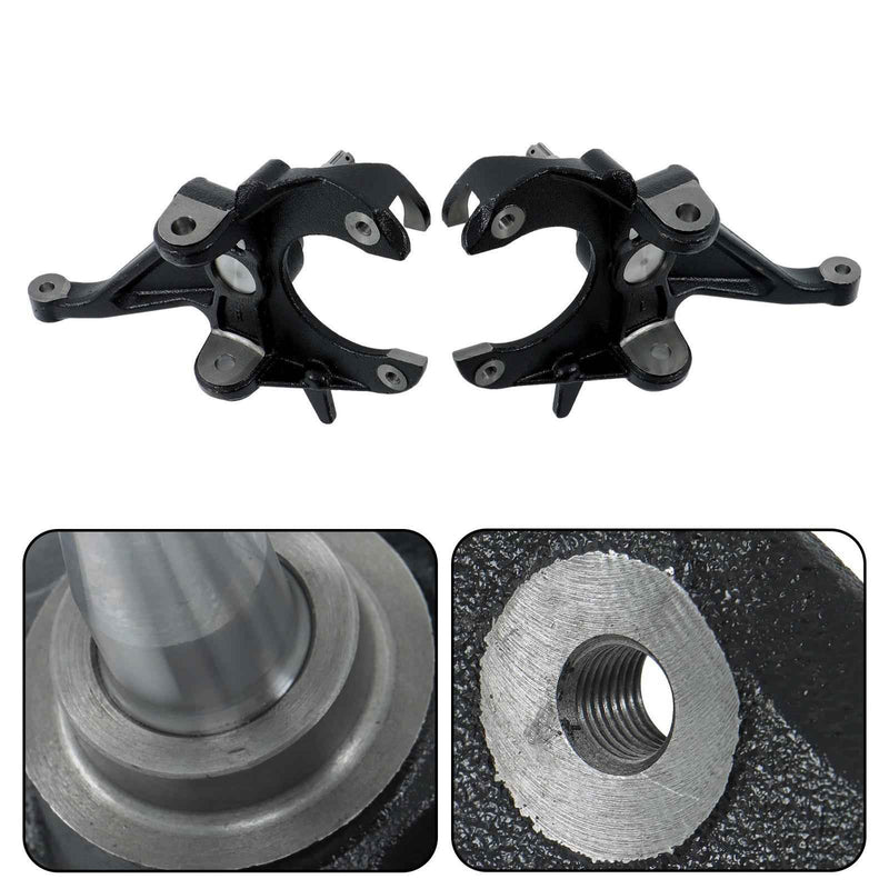 DURAFORCE Pair 2'' Drop Lowering Spindles Fit For Chevrolet S10 1982 1983 1984 1985-2004