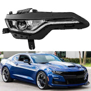 DURAFORCE Headlight For 19-24 Chevy Camaro SS 1SS 2SS RS Right Side Headlamp Replacement