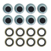 DURAFORCE 8 Sets Boat Trailer Axle Kits with 4 on 4" Bolt Idler Hub & 1" Round BT8 Spindle