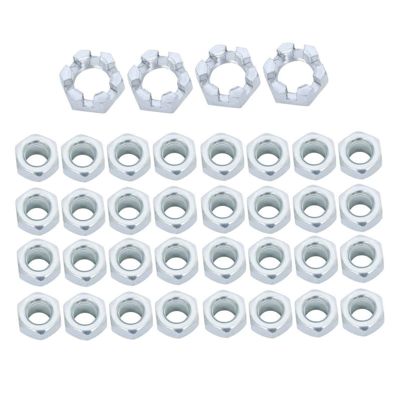 DURAFORCE 8 Sets Boat Trailer Axle Kits with 4 on 4" Bolt Idler Hub & 1" Round BT8 Spindle