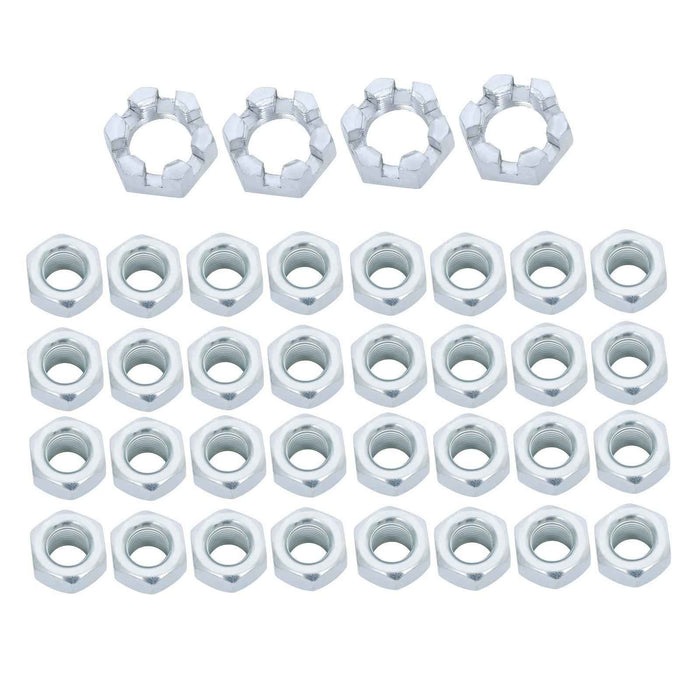 DURAFORCE 8 Sets Boat Trailer Axle Kits with 4 on 4" Bolt Idler Hub & 1" Round BT8 Spindle