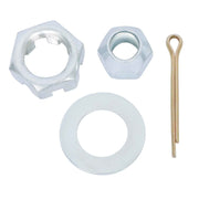 DURAFORCE 8 Sets Boat Trailer Axle Kits with 4 on 4" Bolt Idler Hub & 1" Round BT8 Spindle