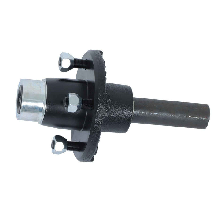 DURAFORCE 4 Set Boat Trailer Axle Kits with 4 on 4" Bolt Idler 1" Hub & Round BT8 Spindle