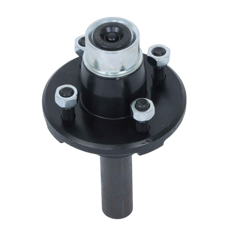 DURAFORCE 4 Set Boat Trailer Axle Kits with 4 on 4" Bolt Idler 1" Hub & Round BT8 Spindle
