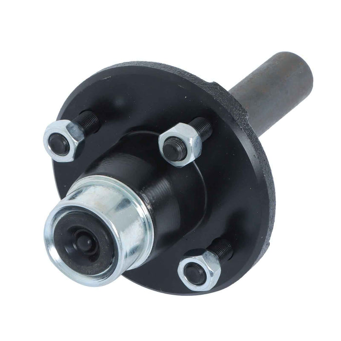 DURAFORCE 4 Set Boat Trailer Axle Kits with 4 on 4" Bolt Idler 1" Hub & Round BT8 Spindle