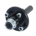 DURAFORCE 4 Set Boat Trailer Axle Kits with 4 on 4" Bolt Idler 1" Hub & Round BT8 Spindle