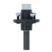 DURAFORCE 4 Set Boat Trailer Axle Kits with 4 on 4" Bolt Idler 1" Hub & Round BT8 Spindle