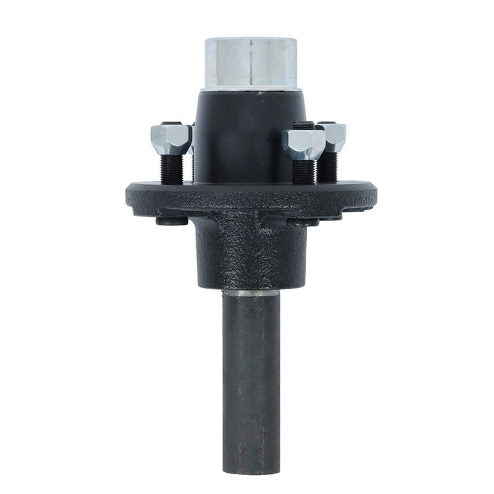 DURAFORCE 4 Set Boat Trailer Axle Kits with 4 on 4" Bolt Idler 1" Hub & Round BT8 Spindle